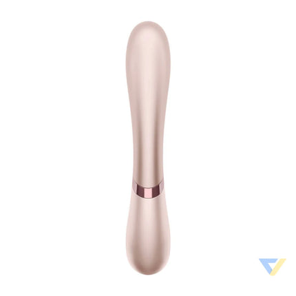 Satisfyer Hot Lover heated vibrator pink and gold Vibrators