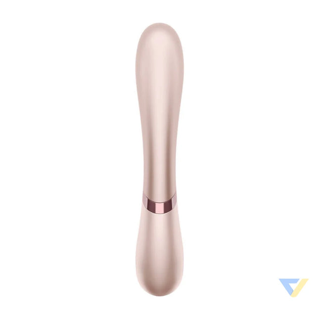 Satisfyer Hot Lover heated vibrator pink and gold Vibrators