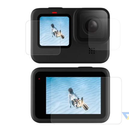 Screen and lens tempered glass Telesin for GoPro Hero 9 / Hero 10 / Hero 11 / Hero 12 (GP FLM 901) For sports cameras