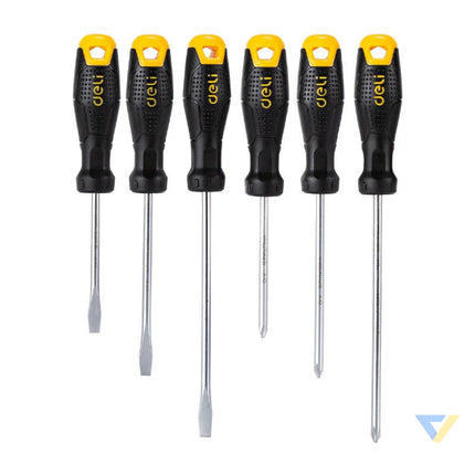 Screwdriver set Deli Tools EDL620006 with magnet 6 pieces Screwdrivers