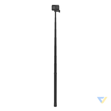 Selfie Stick 2.7M TELESIN carbon fiber for sports cameras Straps mounts and holders