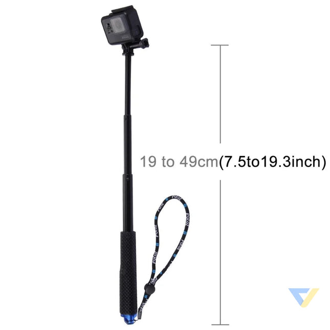 Selfie Stick Puluz for sports cameras (DJI GoPro Insta360)(black) Booms and selfie sticks