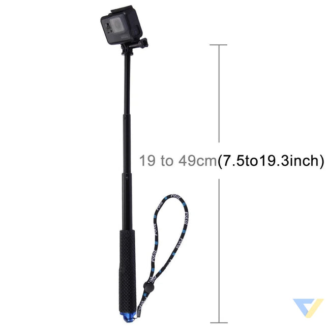 Selfie Stick Puluz for sports cameras (DJI GoPro Insta360)(black) Booms and selfie sticks