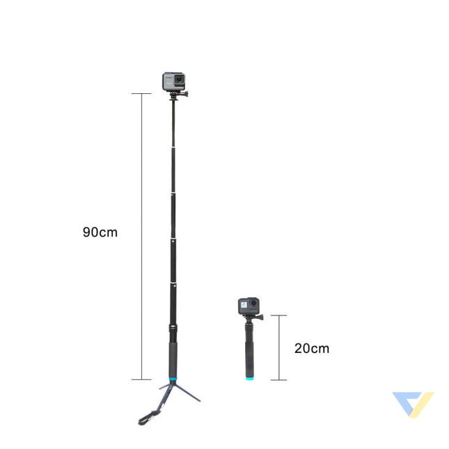 Selfie stick Telesin for sport cameras (GP MNP 090 D) Straps mounts and holders