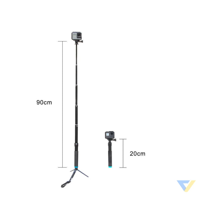 Selfie stick Telesin for sport cameras (GP MNP 090 D) Straps mounts and holders