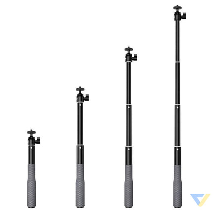 Selfie stick TELESIN with ball head for action cameras Straps mounts and holders