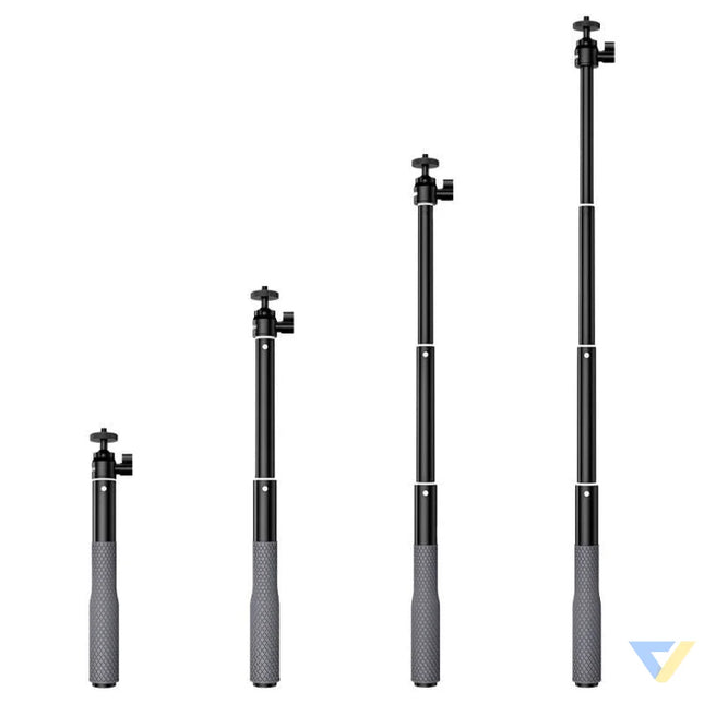 Selfie stick TELESIN with ball head for action cameras Straps mounts and holders