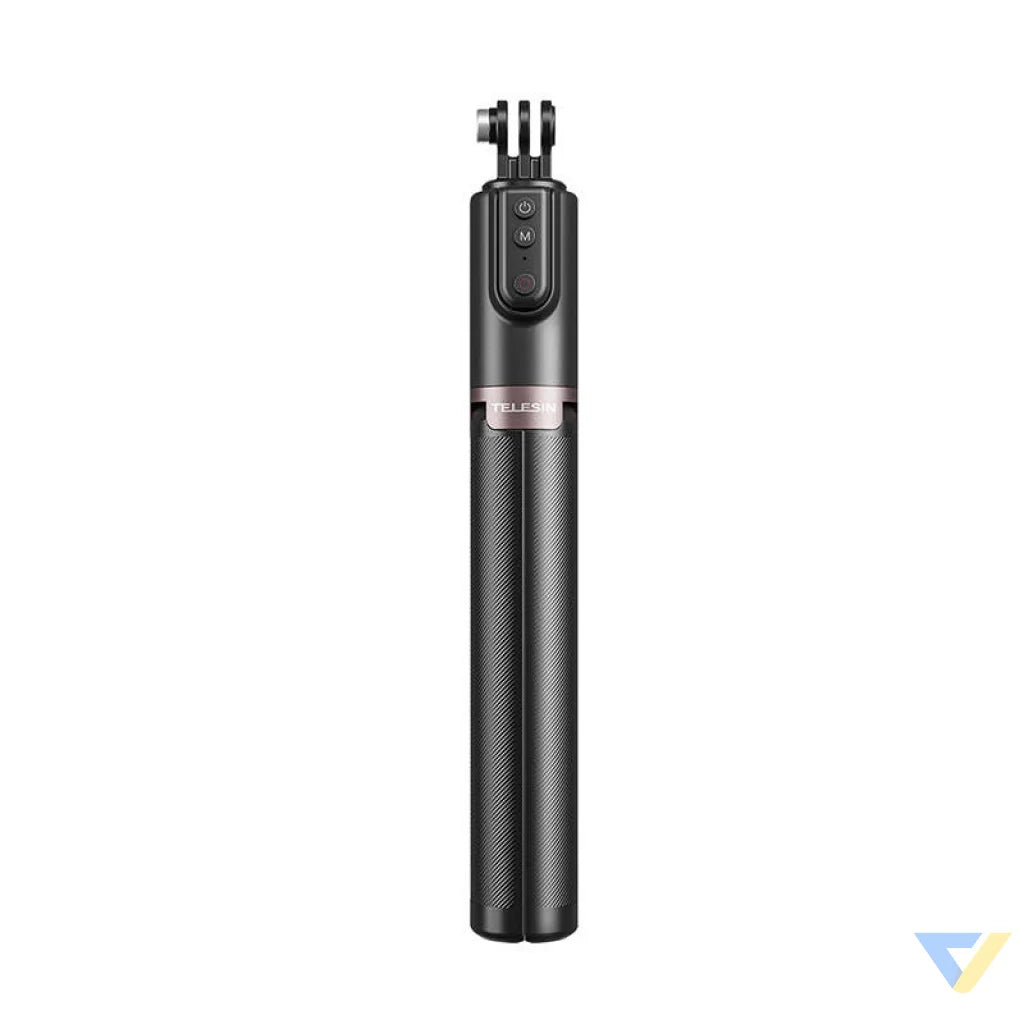 Selfie stick TELESIN with tripod and remote control for GoPro / phones (130 cm) Booms and selfie sticks
