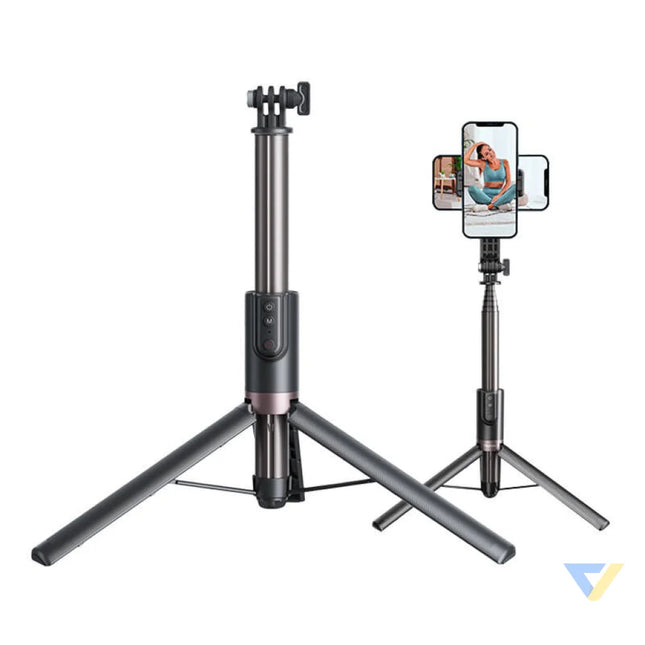 Selfie stick TELESIN with tripod and remote control for GoPro / phones (130 cm) Booms and selfie sticks