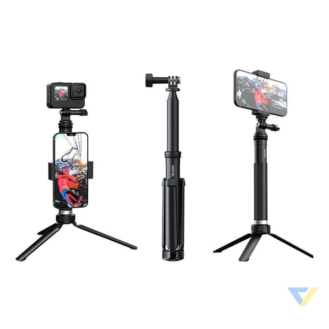Selfie stick / tripod Telesin for sport cameras (GP MNP 090 S) Straps mounts and holders
