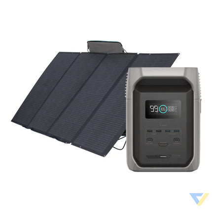 Set: EcoFlow Delta 3 1500 power station + 400W photovoltaic panel. Power stations