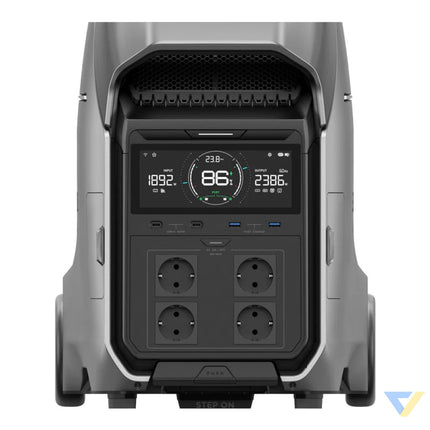 Set: EcoFlow Delta Pro 3 power station + 2x 400W photovoltaic panel. Power stations