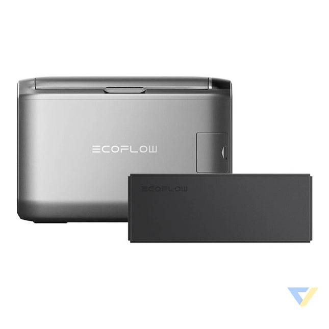 Set: EcoFlow Glacier 45L Portable Refrigerator + 298Wh Battery. Camping