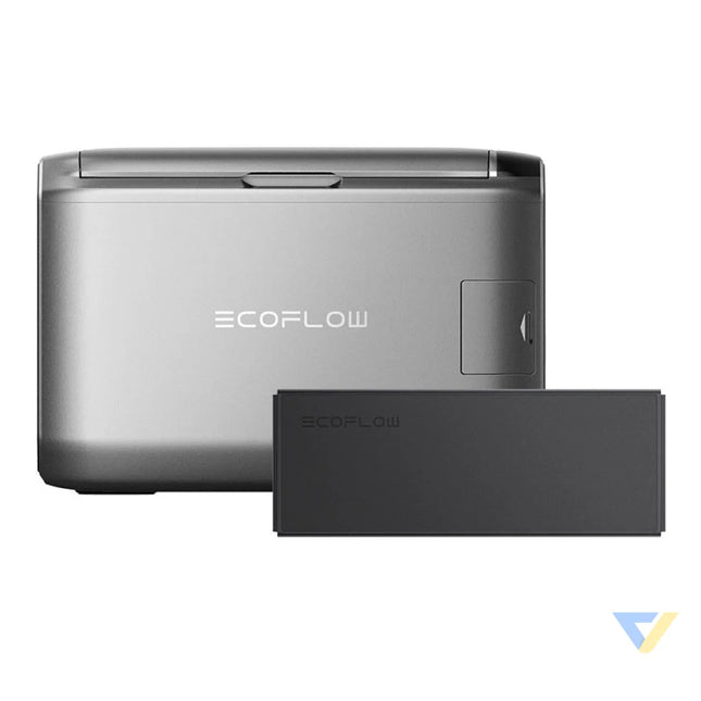 Set: EcoFlow Glacier 55L Portable Refrigerator + 298Wh Battery. Camping