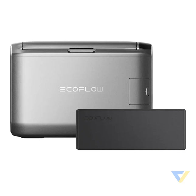 Set: EcoFlow Glacier 55L Portable Refrigerator + 298Wh Battery. Camping