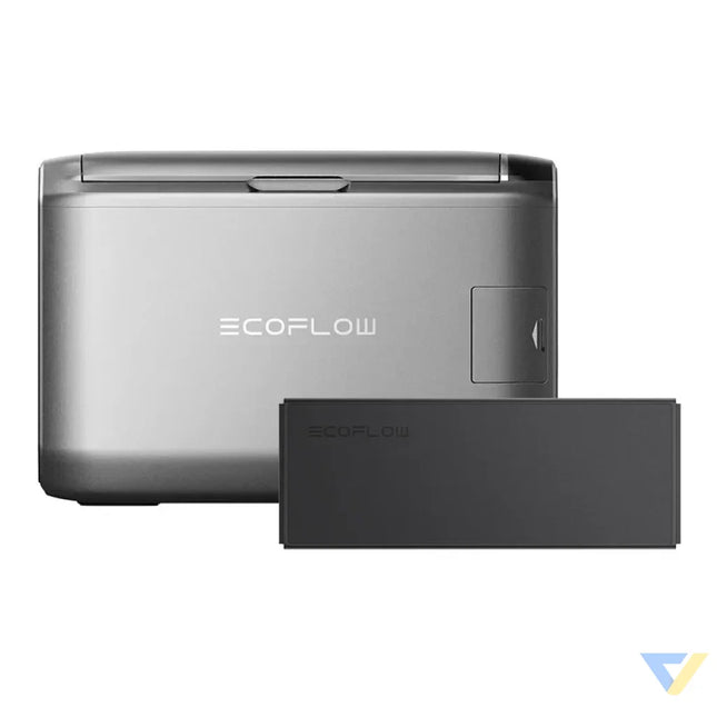 Set: EcoFlow Glacier 55L Portable Refrigerator + 298Wh Battery. Camping
