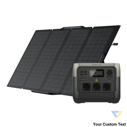 Set: EcoFlow River 2 Pro power station + 160W photovoltaic panel. Power stations