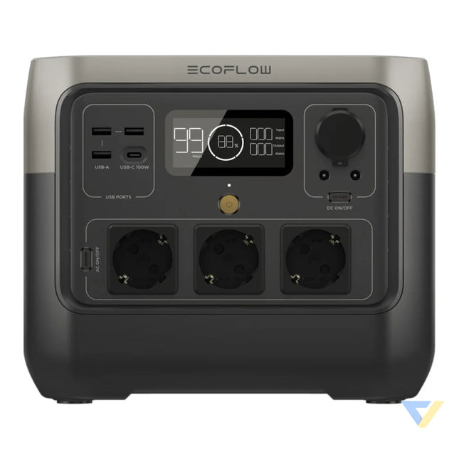 Set: EcoFlow River 2 Pro power station + 160W photovoltaic panel. Power stations