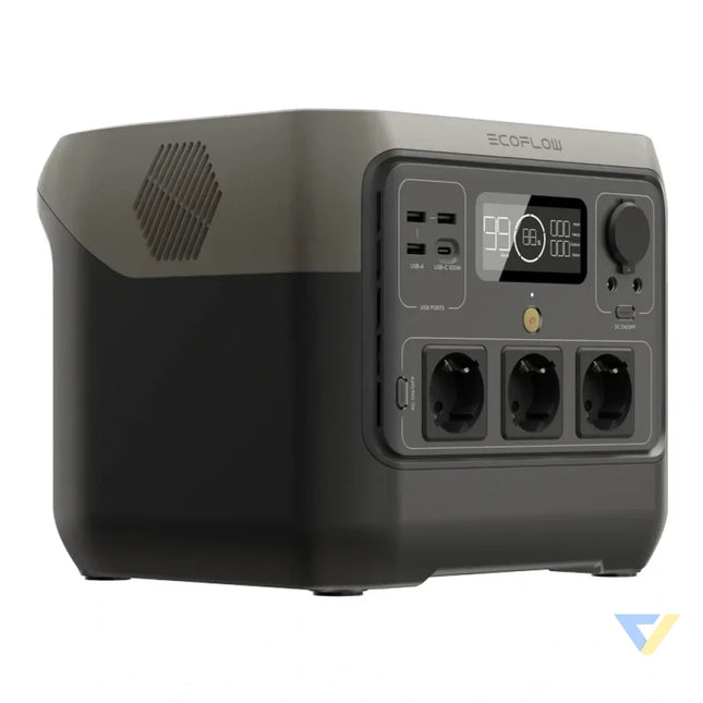 Set: EcoFlow River 2 Pro power station + 160W photovoltaic panel. Power stations
