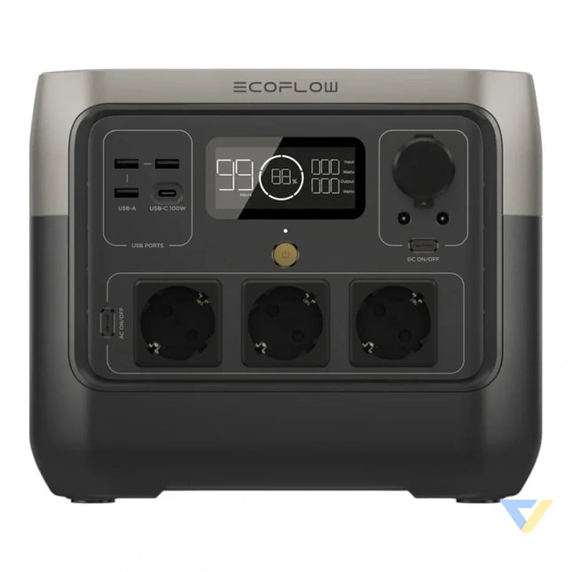 Set: EcoFlow River 2 Pro power station + 160W photovoltaic panel. Power stations