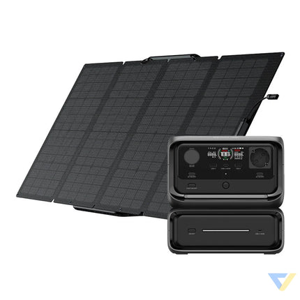 Set: EcoFlow River 3 Max power station + 160W photovoltaic panel. Power stations