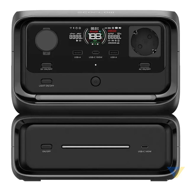 Set: EcoFlow River 3 Max power station + 160W photovoltaic panel. Power stations