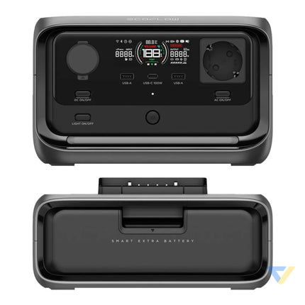 Set: EcoFlow River 3 Plus power station + additional 286Wh battery. Power stations