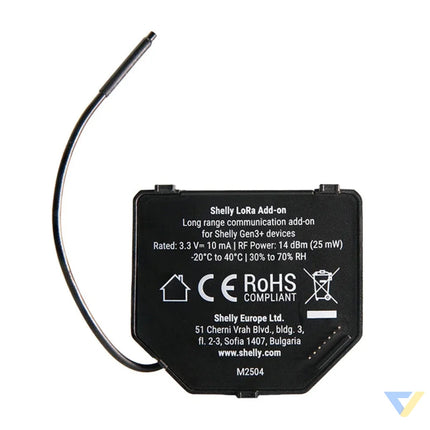 Set of 2 EU868 Relays for gen.3/4 Shelly LoRa Add on Smart controllers