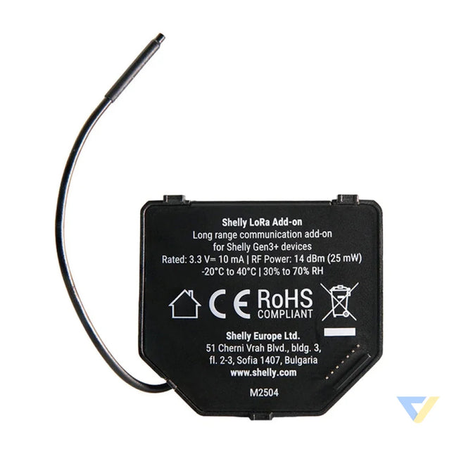 Set of 2 EU868 Relays for gen.3/4 Shelly LoRa Add on Smart controllers