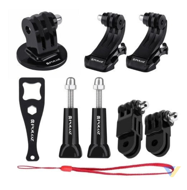 Set of 20 Puluz accessories for sports cameras (including Osmo Action 5 Pro Insta360 Ace Pro 2) PKT18 Sets