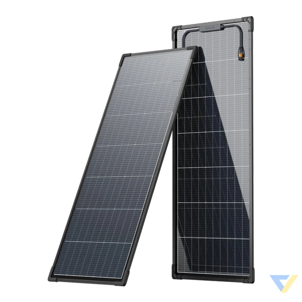 Set of 2x EcoFlow 130W photovoltaic panel (rigid construction) Photovoltaic panels