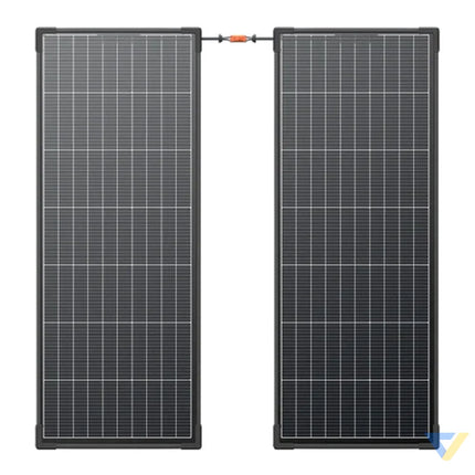 Set of 2x EcoFlow 130W photovoltaic panel (rigid construction) Photovoltaic panels