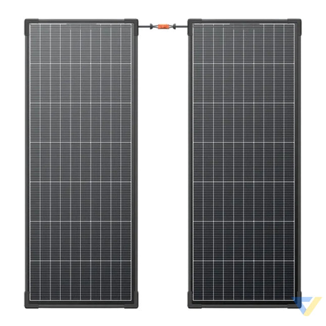 Set of 2x EcoFlow 130W photovoltaic panel (rigid construction) Photovoltaic panels