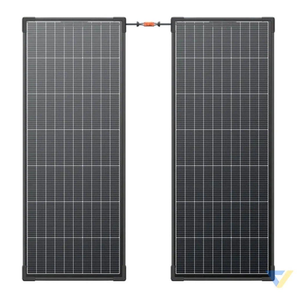 Set of 2x EcoFlow 130W photovoltaic panel (rigid construction) Photovoltaic panels