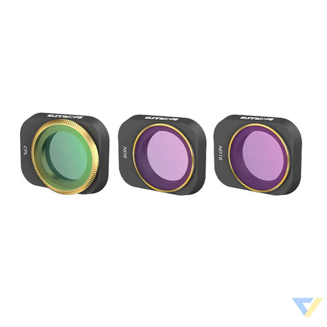 Set of 3 filters CPL + ND8 + ND16 Sunnylife for DJI Mini 3 Pro (MM3 FI415) Filters for drones
