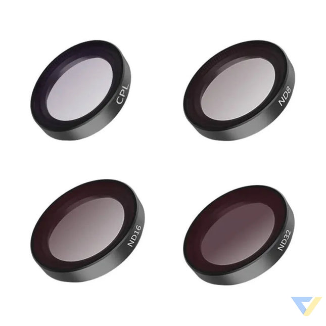 Set of 4 CPL/ND8/ND16/ND32 Telesin filters for Insta360 GO 2/3 camera For sports cameras