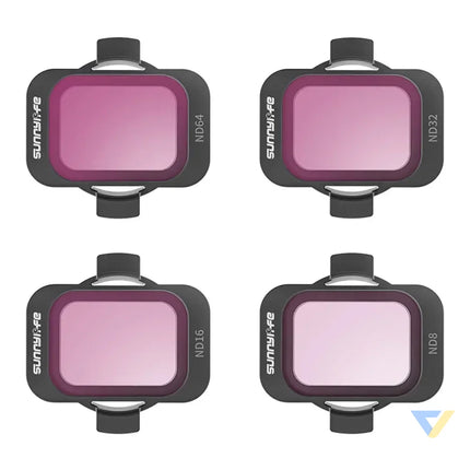 Set of 4 filters ND 8/16/32/64 Sunnylife for DJI Avata 2 Filters for drones