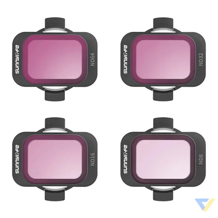 Set of 4 filters ND 8/16/32/64 Sunnylife for DJI Avata 2 Filters for drones