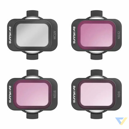 Set of 4 filters Sunnylife MCUV ND8/16/32 for DJI Avata 2 Filters for drones