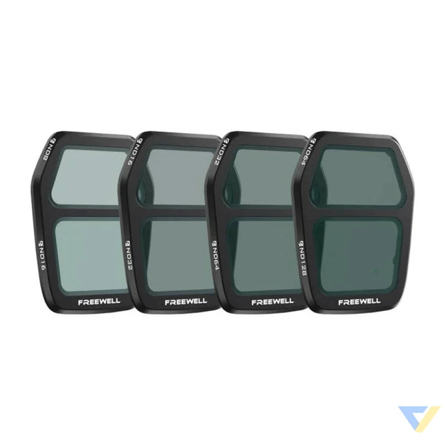 Set of 4 Split ND Freewell filters for DJI Air 3S Filters for drones