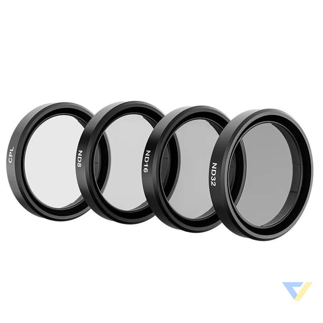 Set of 4 TELESIN CPL/ND8/ND16/ND32 filters for DJI Osmo Action 3 / 4 / 5 For sports cameras