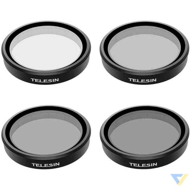 Set of 4 TELESIN CPL/ND8/ND16/ND32 filters for DJI Osmo Action 3 / 4 / 5 For sports cameras