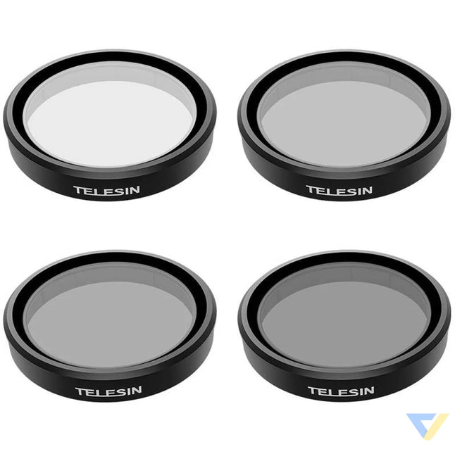 Set of 4 TELESIN CPL/ND8/ND16/ND32 filters for DJI Osmo Action 3 / 4 / 5 For sports cameras