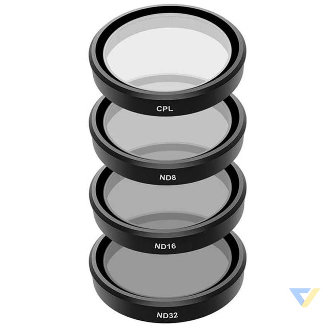 Set of 4 TELESIN CPL/ND8/ND16/ND32 filters for DJI Osmo Action 3 / 4 / 5 For sports cameras