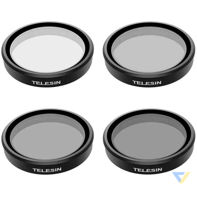 Set of 4 TELESIN CPL/ND8/ND16/ND32 filters for DJI Osmo Action 3 / 4 / 5 For sports cameras