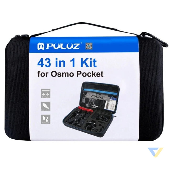 Set of 43 Puluz accessories for sports cameras (including Osmo Action 5 Pro Ace Pro 2) PKT47 Sets