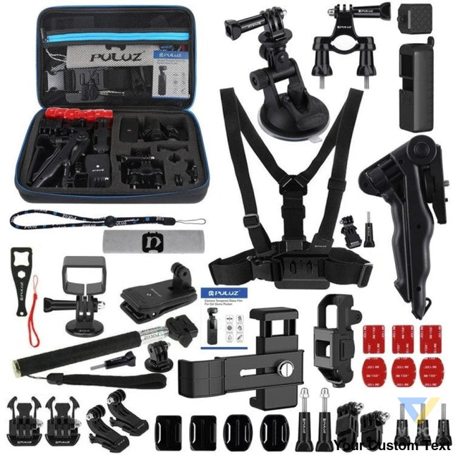 Set of 43 Puluz accessories for sports cameras (including Osmo Action 5 Pro Ace Pro 2) PKT47 Sets