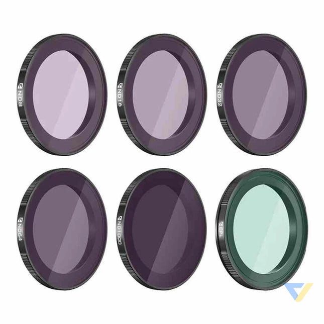 Set of 6 filters Freewell for DJI Action 4 For sports cameras