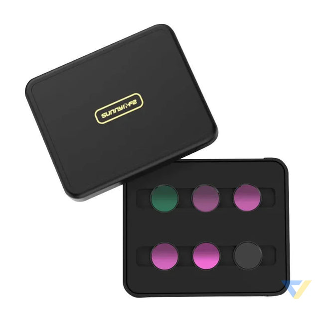 Set of 6 filters MCUV + CPL + ND4 + ND8 + ND16 + ND32 Sunnylife for Insta360 GO 3/2 For sports cameras