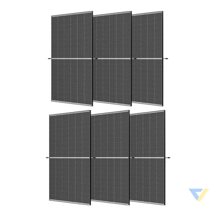 Set of 6x Trina 510W photovoltaic panel. Photovoltaic panels